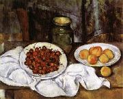 Cherries and Peaches Paul Cezanne